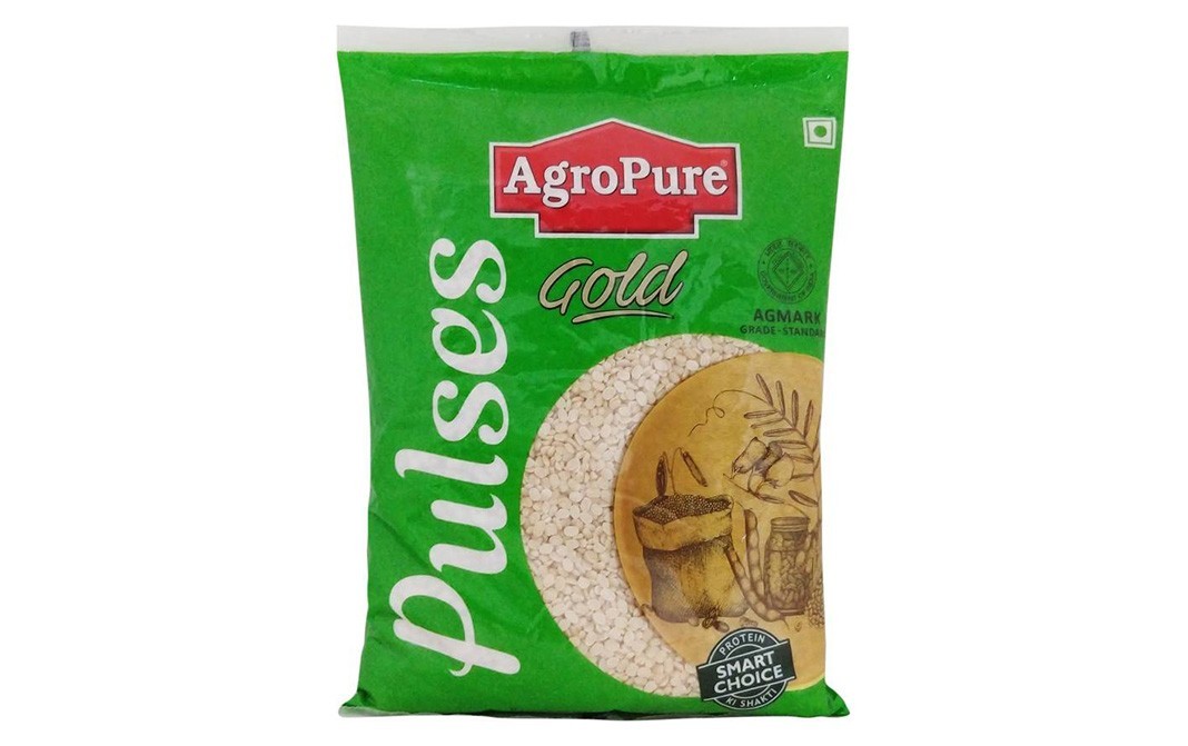 AgroPure Unpolished Urad Dal (Split)    Pack  1 kilogram